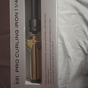 Pro Curling Iron 11 1/4" - Gold and Black